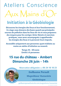 Initiation à la Géobiologie Ambert
