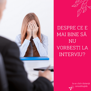 cinci greseli intr-un interviu
