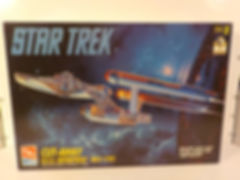 AMT ERTL Star Trek USS ENTERPRISE NCC 1701 Cut-Away Plastic Model Kit