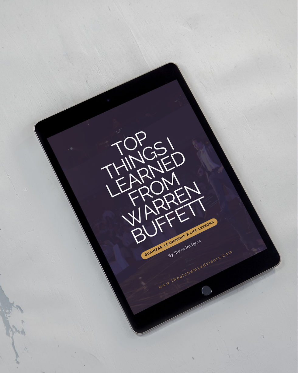 Thumbnail: Top Things I learned from Warren Buffett Cover