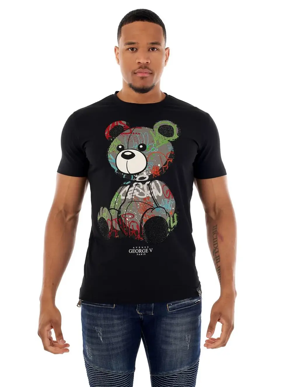 George V T-Shirt - Graffiti Bear