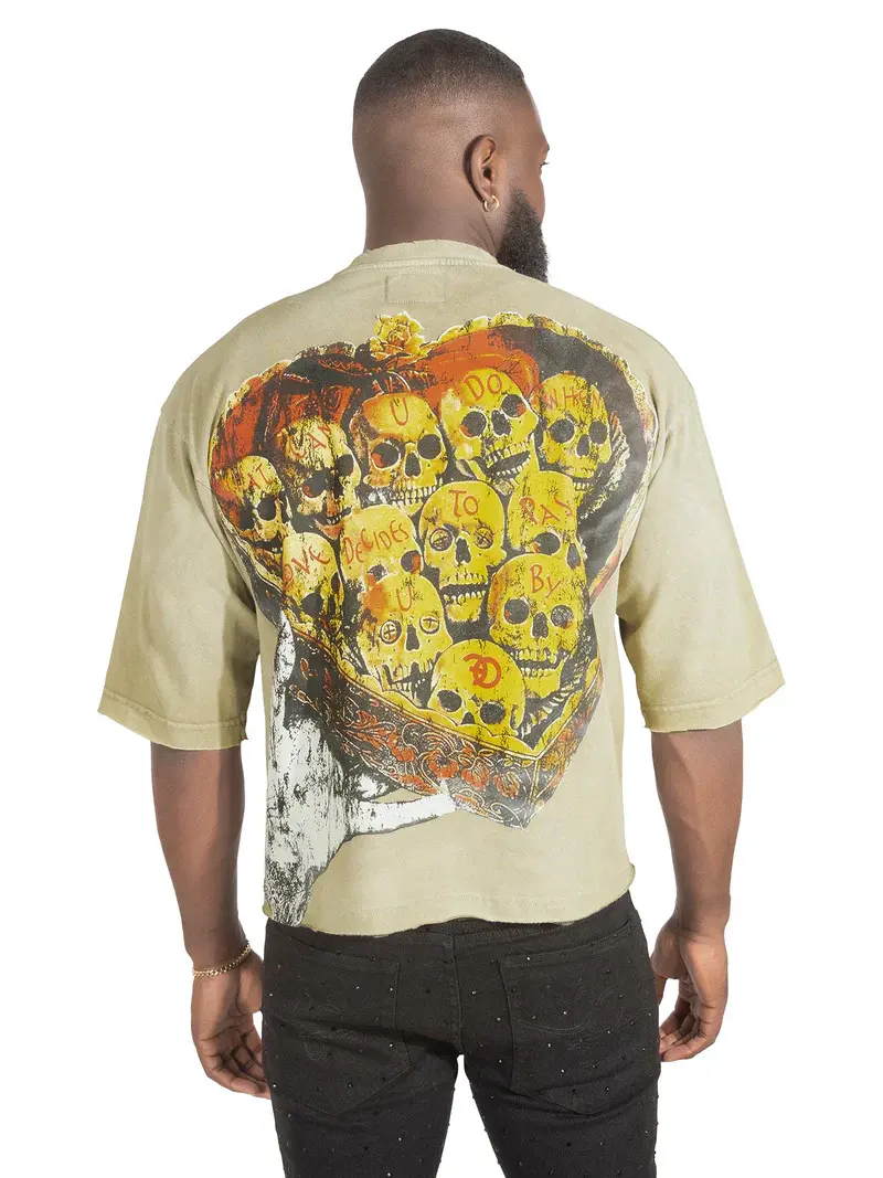 Thumbnail: Makobi T-Shirt - F182 Hopeless Romantic Cropped Tee