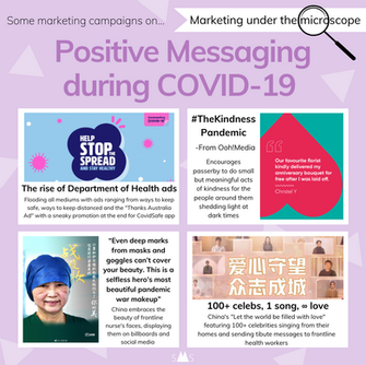 Positive Messaging during COVID-19 - Marketing Under the Microscope #2