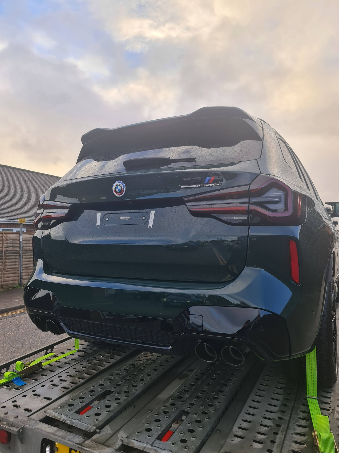 Damaged BMW X5 rear view, Dealer Transfers