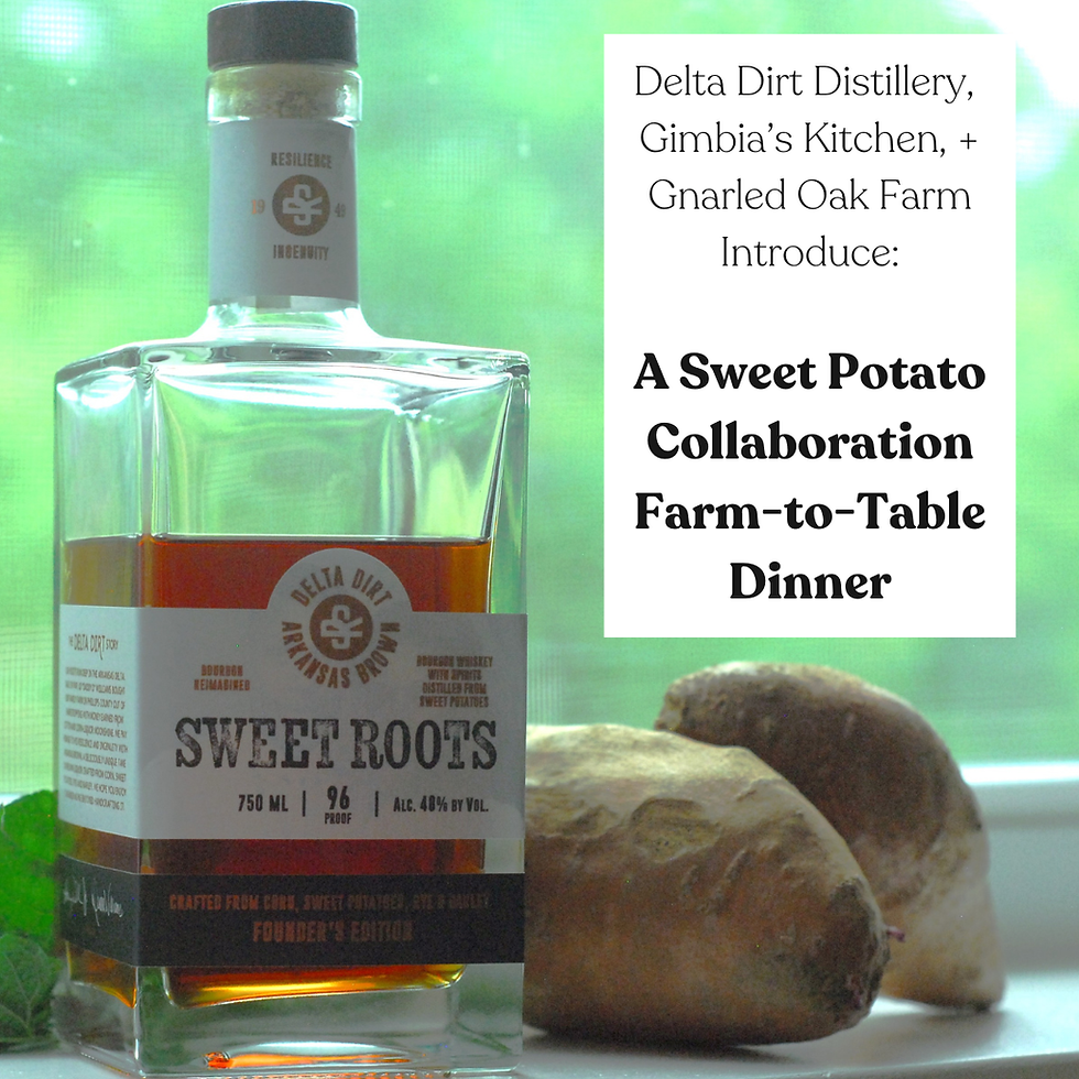 A Sweet Potato Collaboration: Delta Dirt Distillery + Gimbia's Kitchen