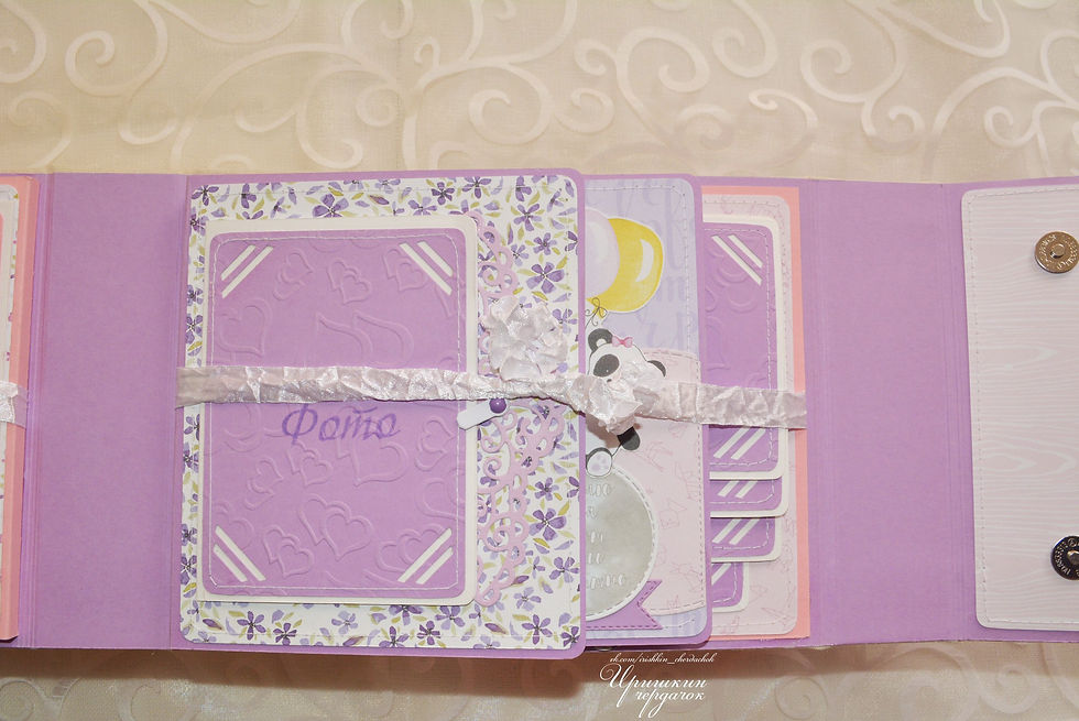 Миниатюра: Миниальбом для фотографий девочки "My little baby girl".