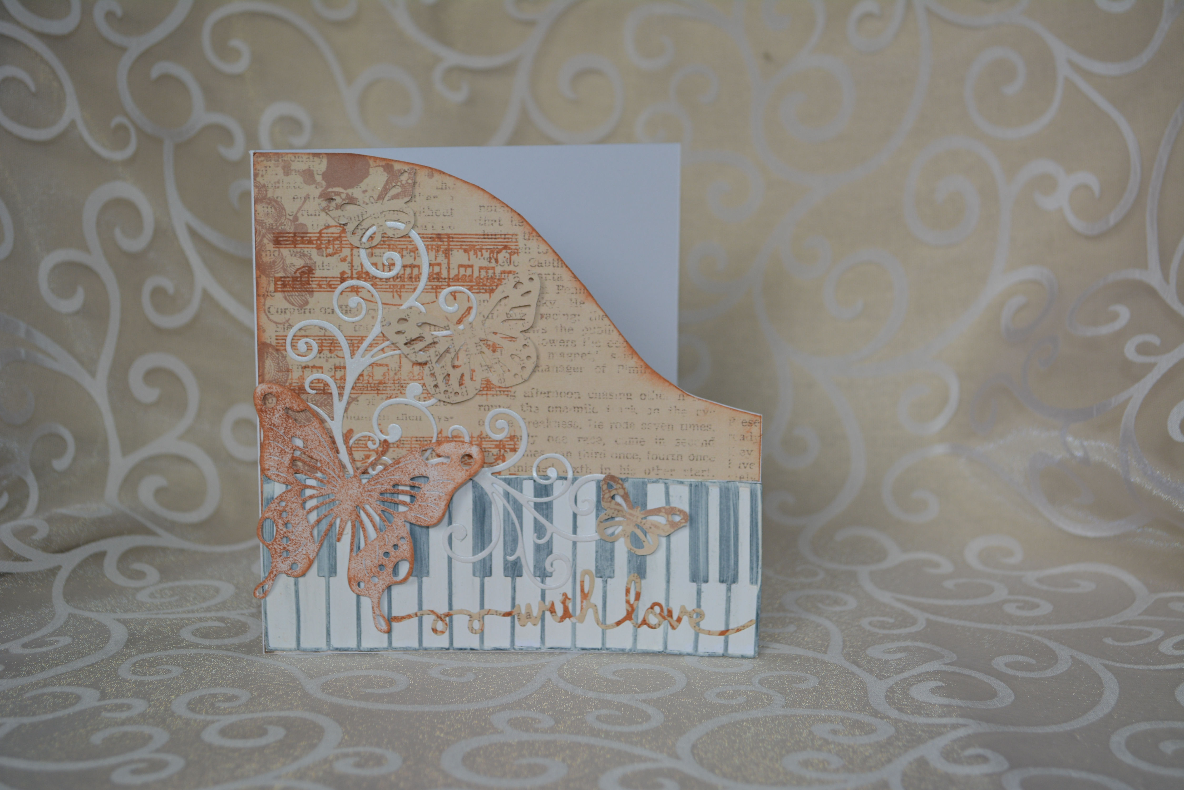 Открытка "Музыка любви"