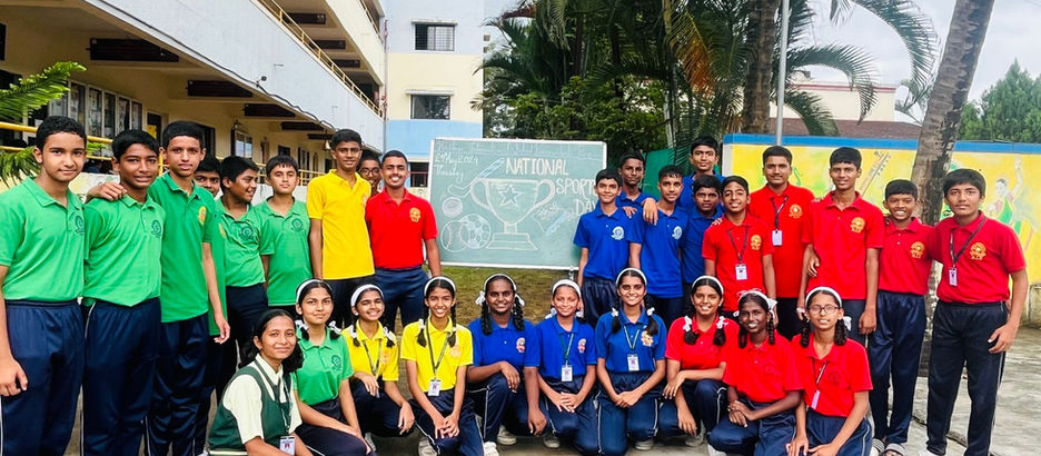 Heritage International School, Kasar Amboli celebrated National Sports Day