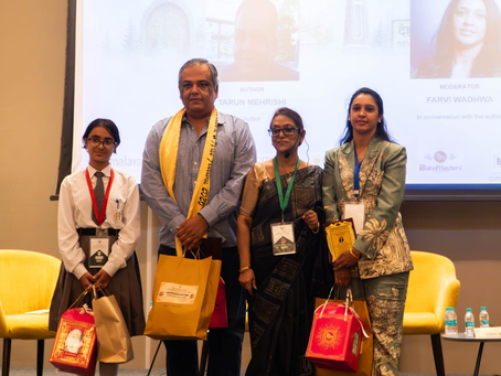 Farvi Wadhwa & Tarun Mehrishi Decode ‘The Art of Espionage’ at The Literary Table
