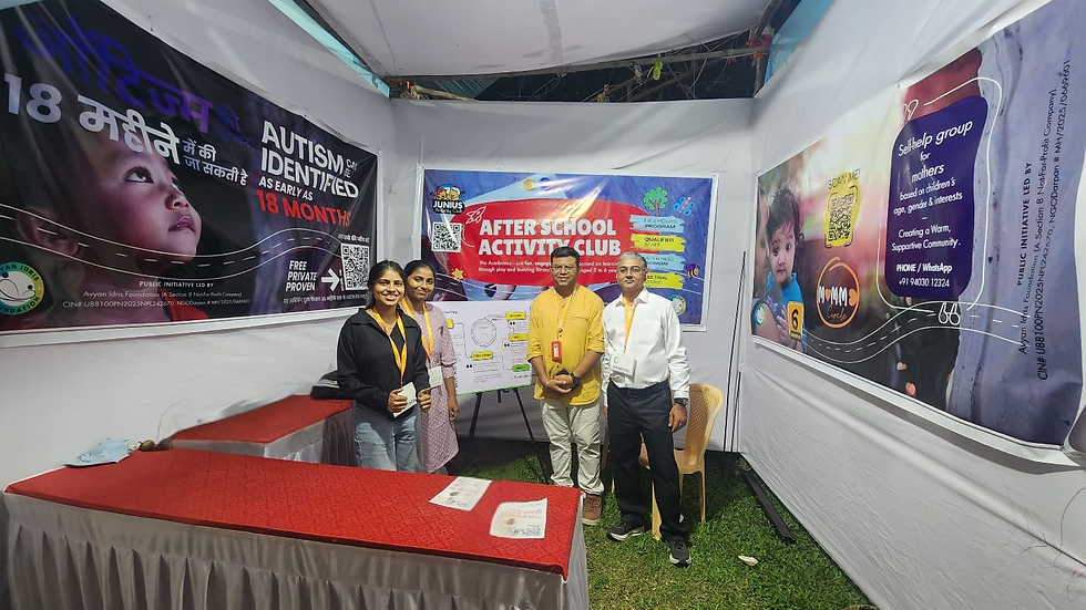 Autism Awareness and Free Early Screening Camp Held at Pune Kids Festival
