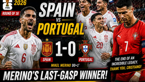 Spain 1–0 Portugal: Merino's Stoppage-Time Winner Ends Portugal's World Cup Dream as Cristiano Ronaldo Bids an Emotional Farewell: By Dr. (HC) Prachetan Potadar
