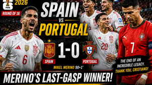 Spain 1–0 Portugal: Merino's Stoppage-Time Winner Ends Portugal's World Cup Dream as Cristiano Ronaldo Bids an Emotional Farewell: By Dr. (HC) Prachetan Potadar