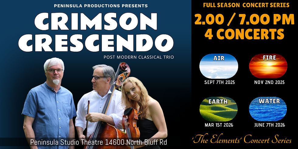 'The Elements' Concert Series (Ticket for all 4 concerts)