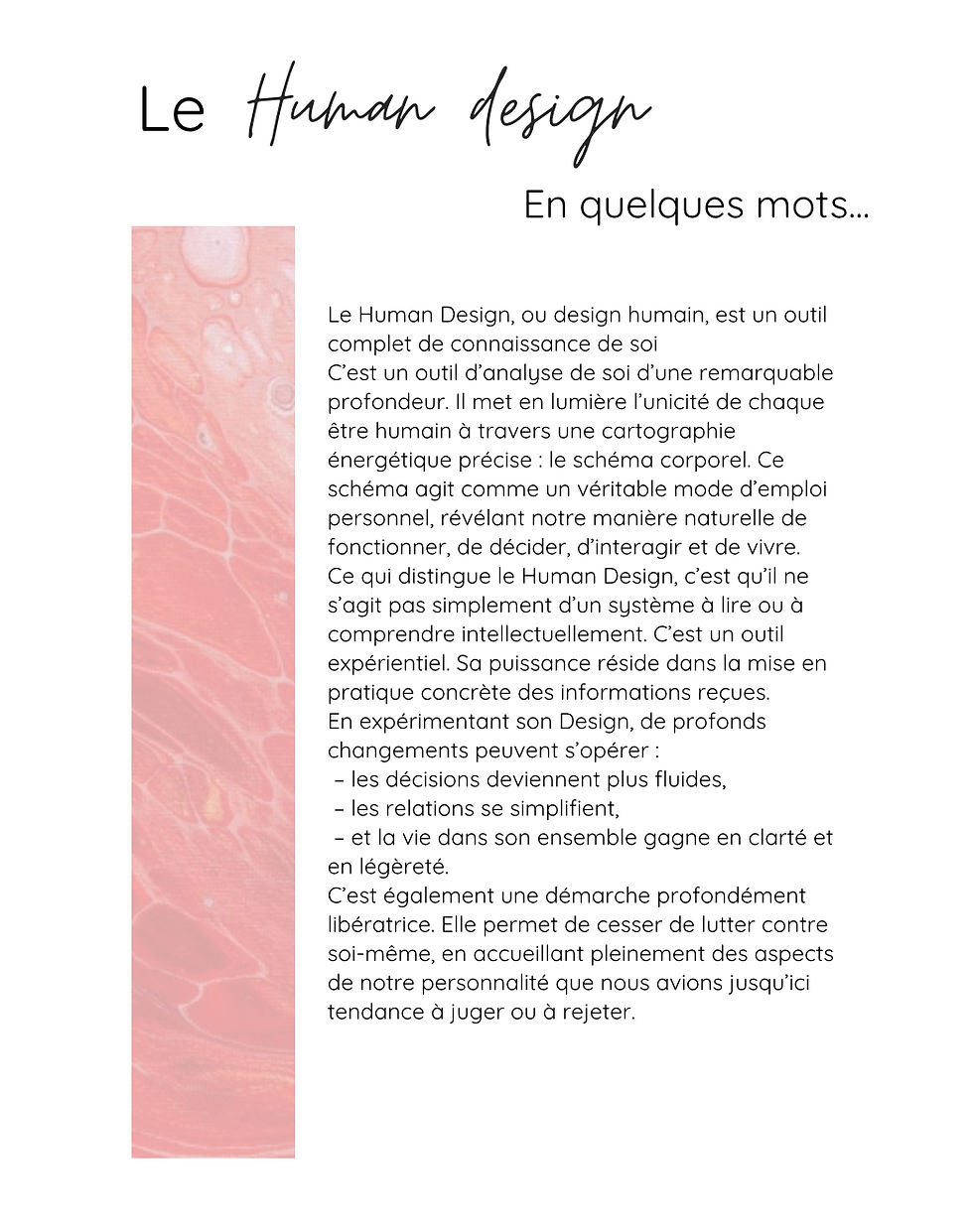 Miniature : Générateur - Agenda-Bullet journal Human Design