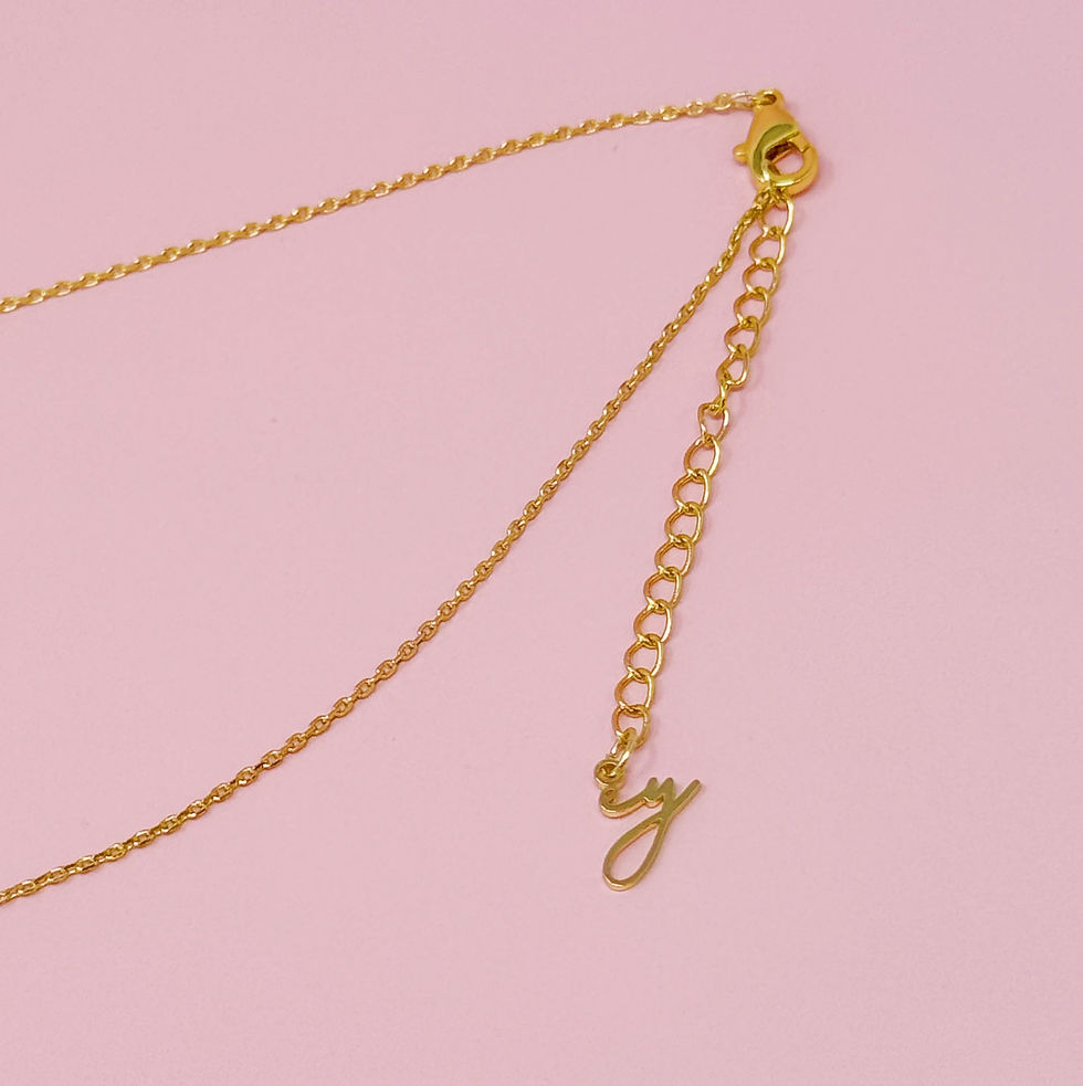 Thumbnail: Crystal Bubble Initial Necklace