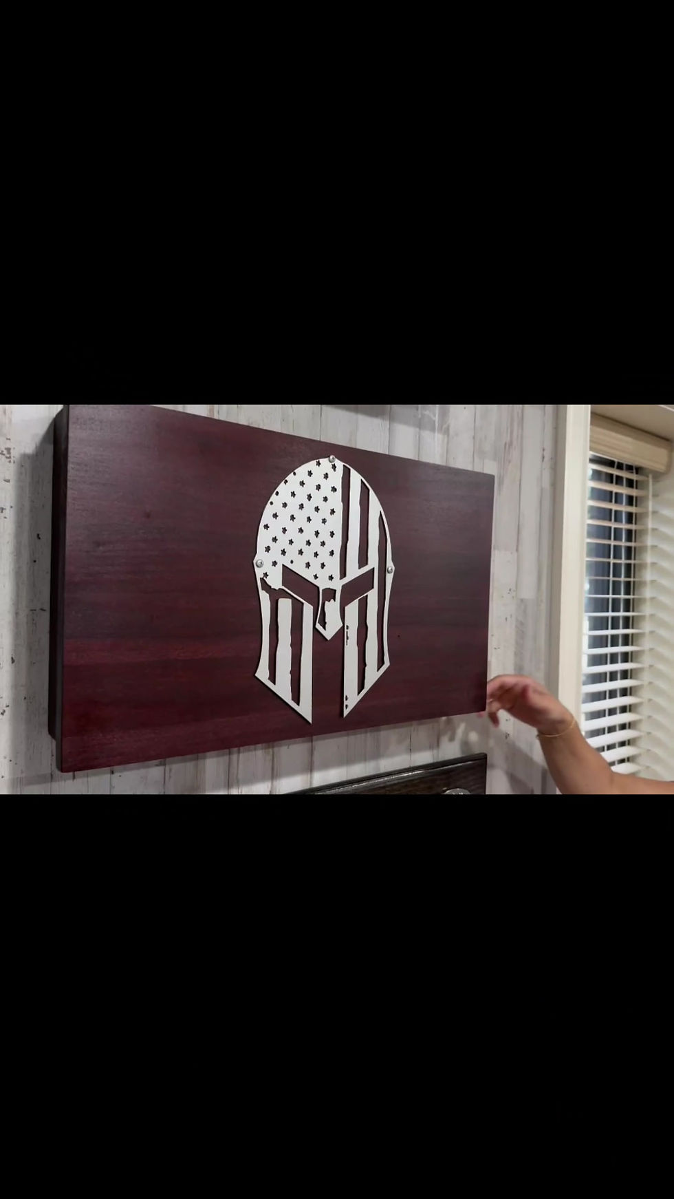 Thumbnail: Small Concealed Wall decor firearm cabinet