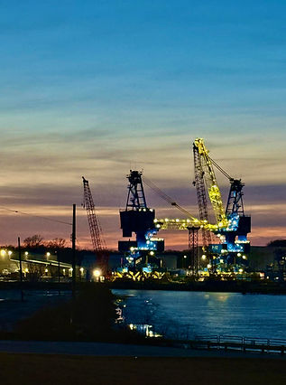 Sunset over Manitowoc