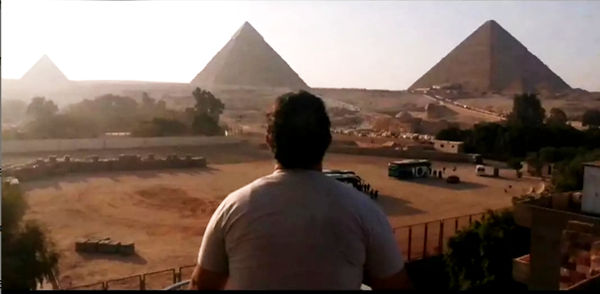 Cheops's pyramid complex consists of a Valley Temple now buried beneath the village of Naz