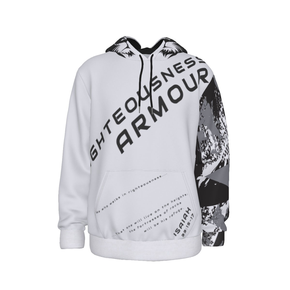 All-Over Print Men's Thicken Pullover Hoodie