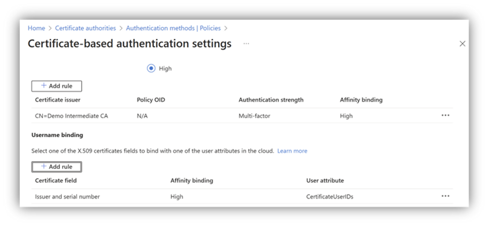 Leveraging the CertificateUserIds Attribute to Enable Certificate-Based ...