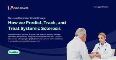 Doctor analyzing patient data to illustrate emerging innovations in Systemic Sclerosis treatment and care.