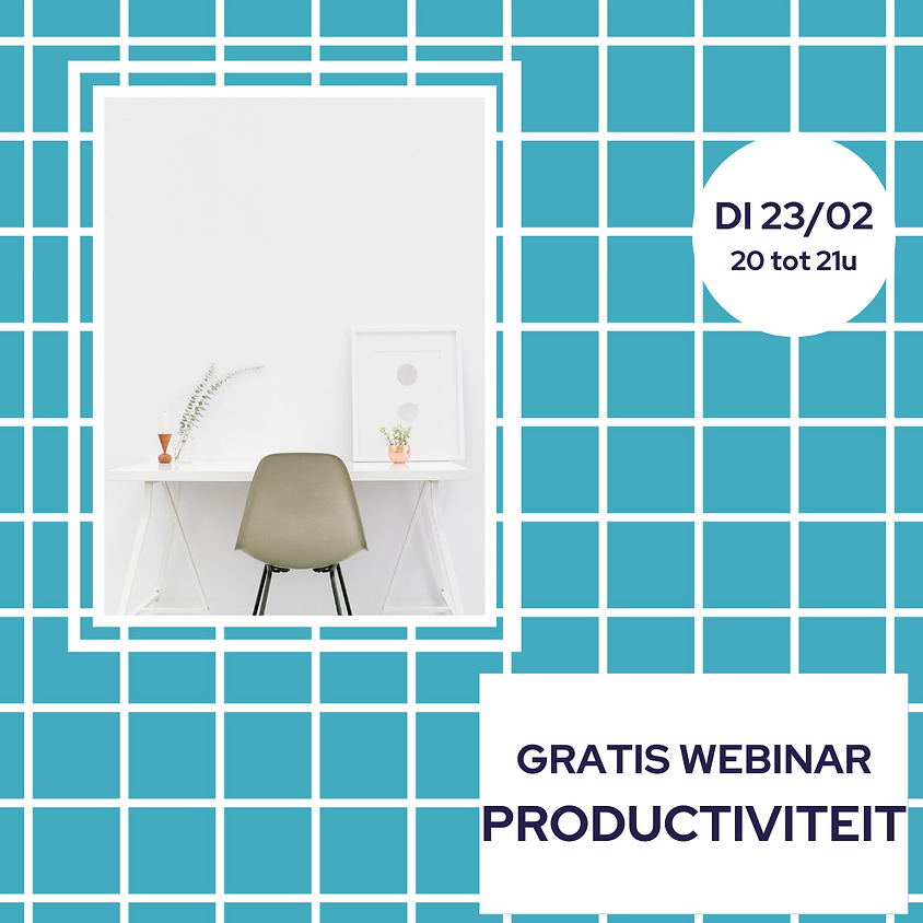 Gratis webinar: Productiviteit