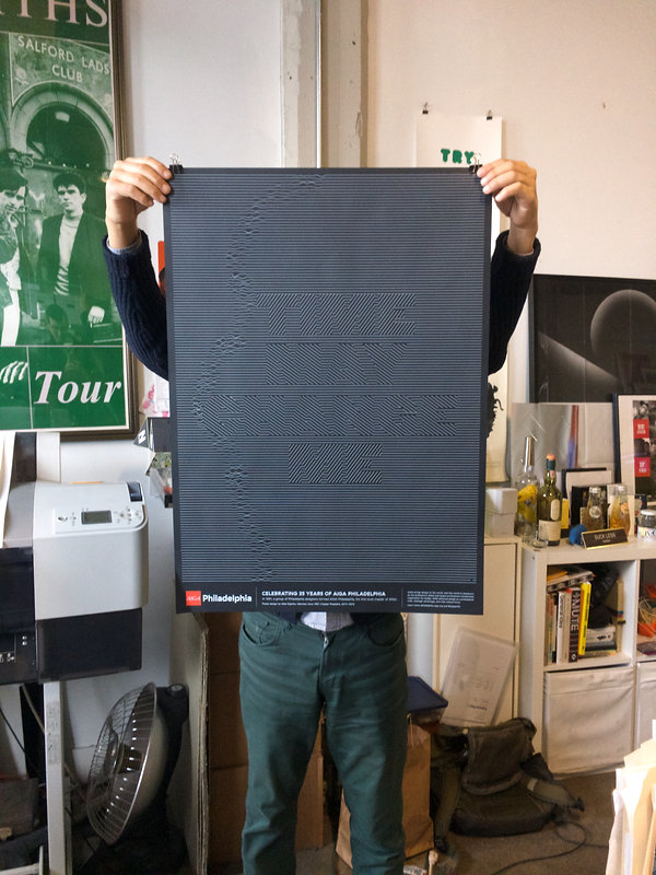 AIGA Philadelphia 35th Anniversary Posters How Conference Graphic Design GDLOFT Neenah Papers