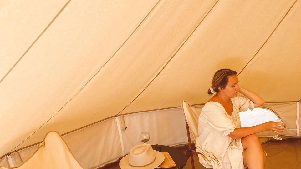 Glamping seating
