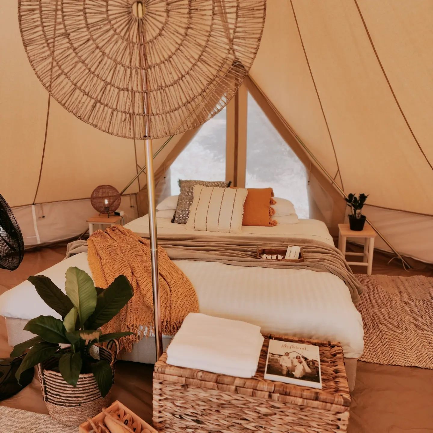 Glamping tent
