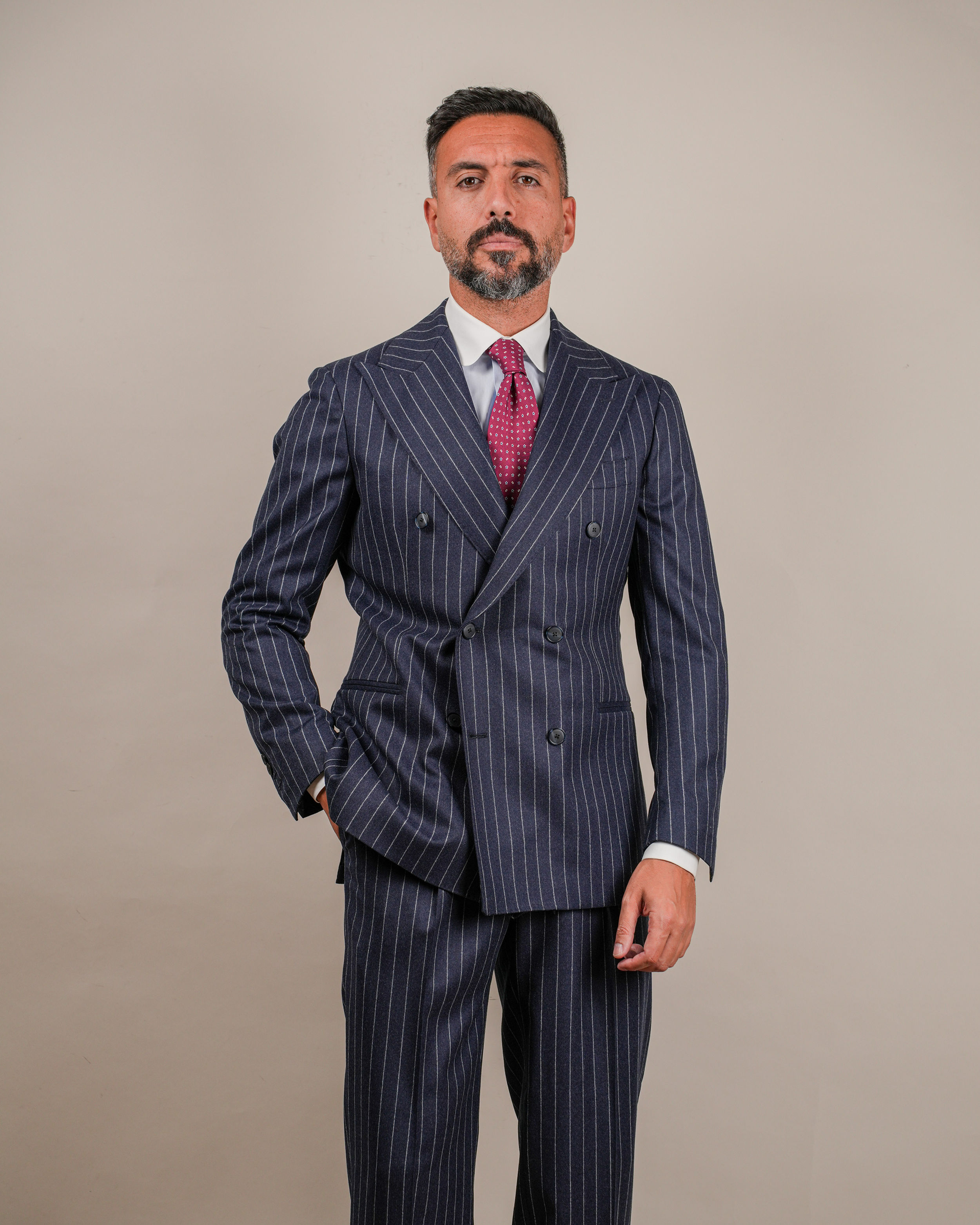 Giacca flannel wall street