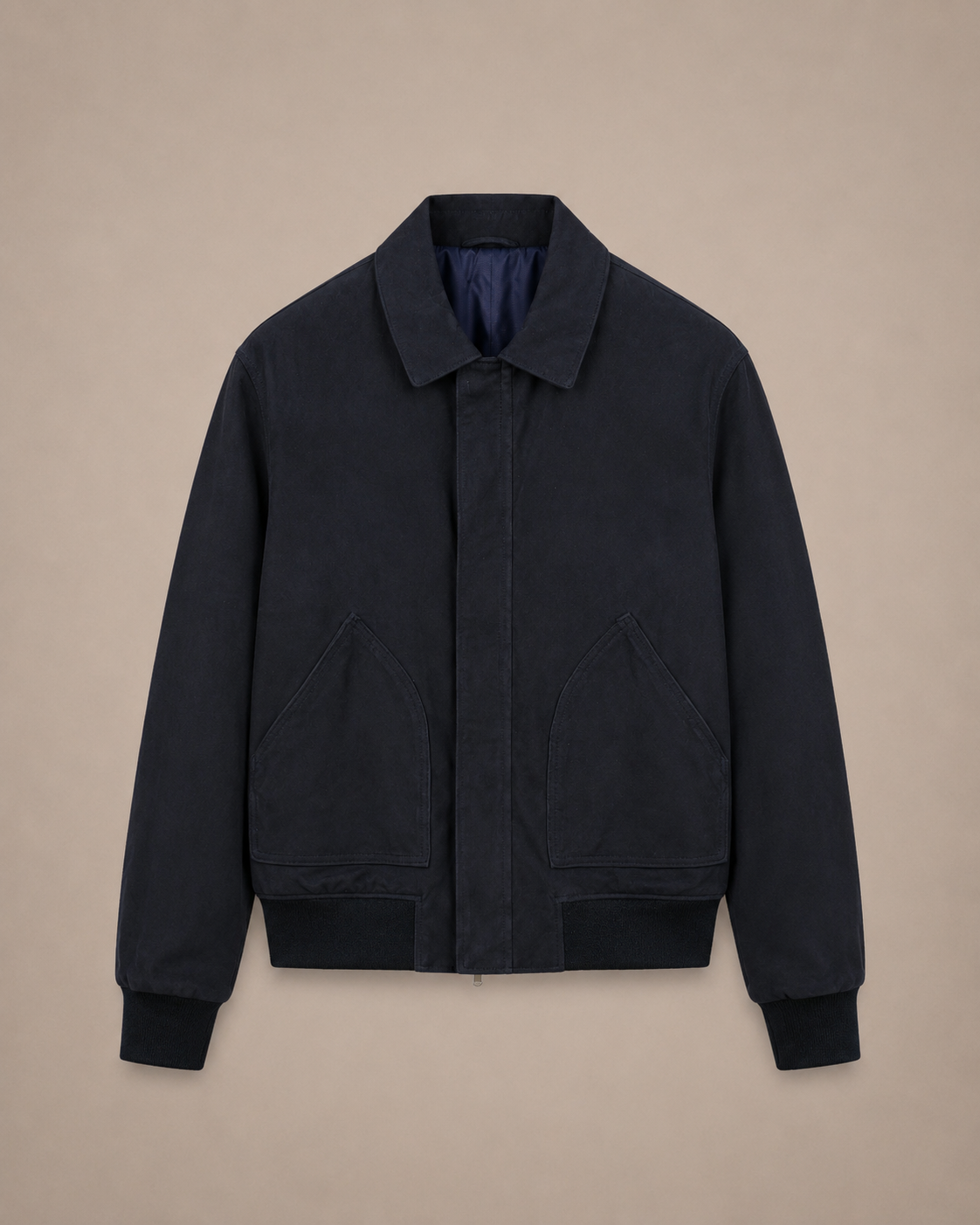 Giacca in renna con zip