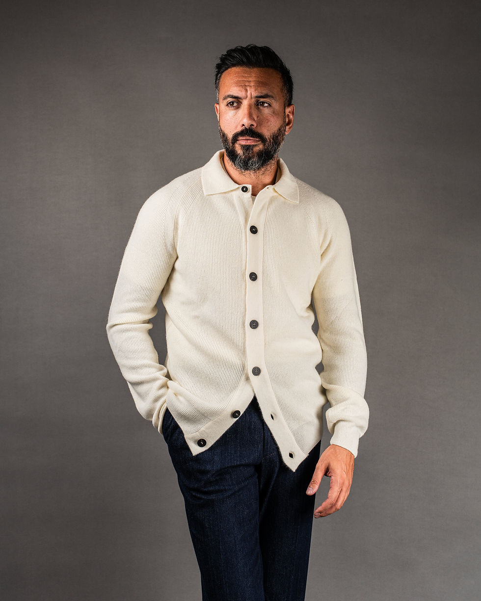 Miniatura: Camisa de punto de mezcla de cachemira