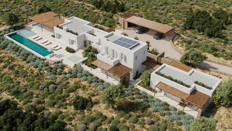 ​Architect: Dimitris Rizos
Interior Architecture & Design: 4K Architetcs
3d Visualization: Hooga Studio
Location:  Antiparos, Cyclades, Greece