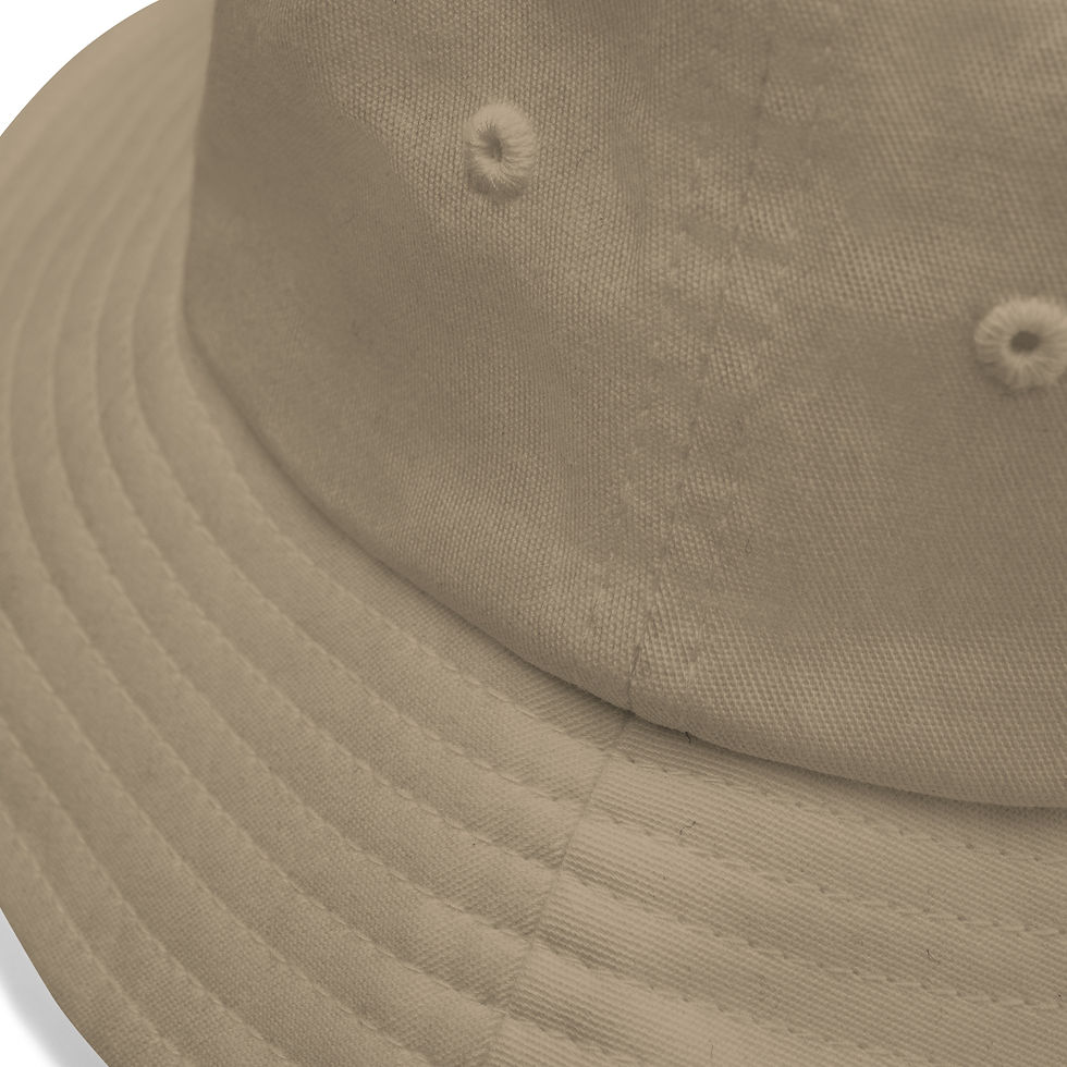 Thumbnail: Pasifika Rootzl Bucket Hat in khaki inside view 1