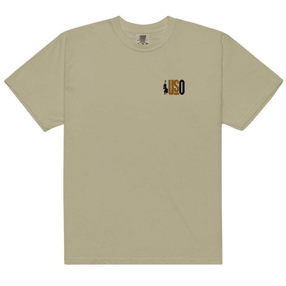 Thumbnail: Poly DNA T in khaki flat front view