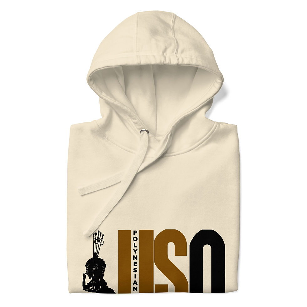 Thumbnail: Women's USO hoodie in bone flat fold