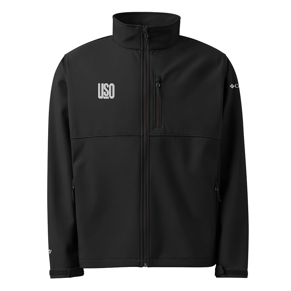 Thumbnail: Soft shell jacket in black front view 2