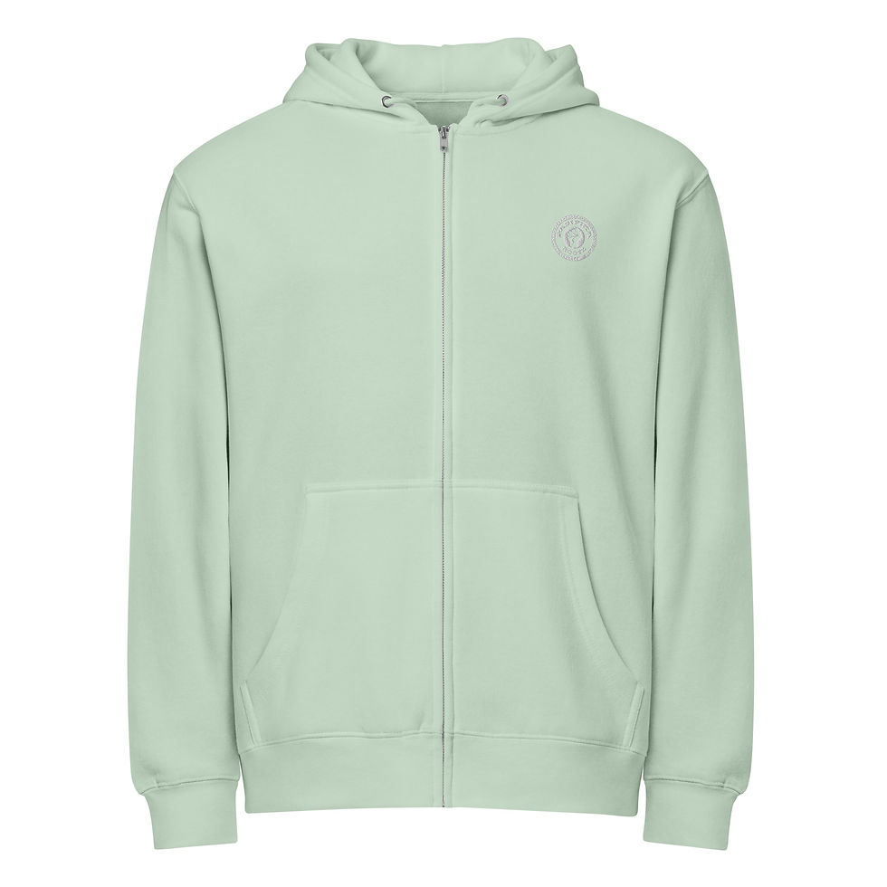 Thumbnail: The 24/7 Zip-Up in seafoam front view 3