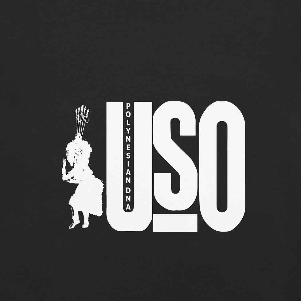 Thumbnail: USO Heavyweight T in black front design