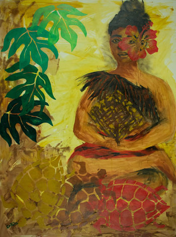 Oil Painting: Favor is deceitful, and beauty is vain: but a woman that feareth Him, she shall be praised. Proverbs 31:30