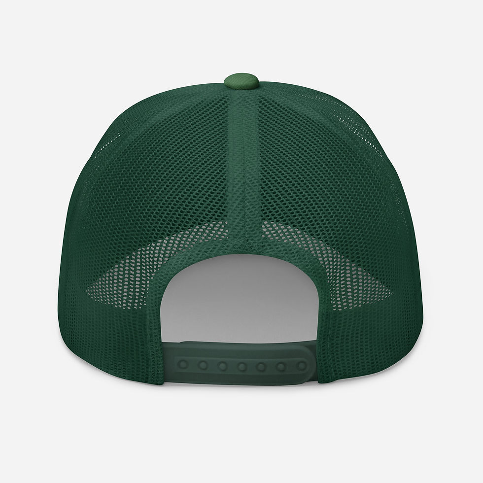 Thumbnail: Retro USO Cap in evergreen back view
