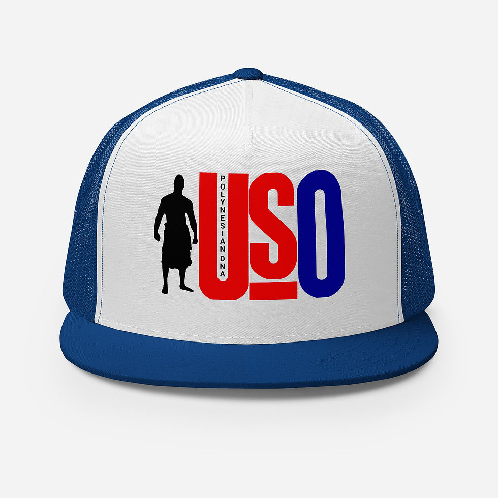 Thumbnail: Color code 685 trucker hat in royal/white/royal front view