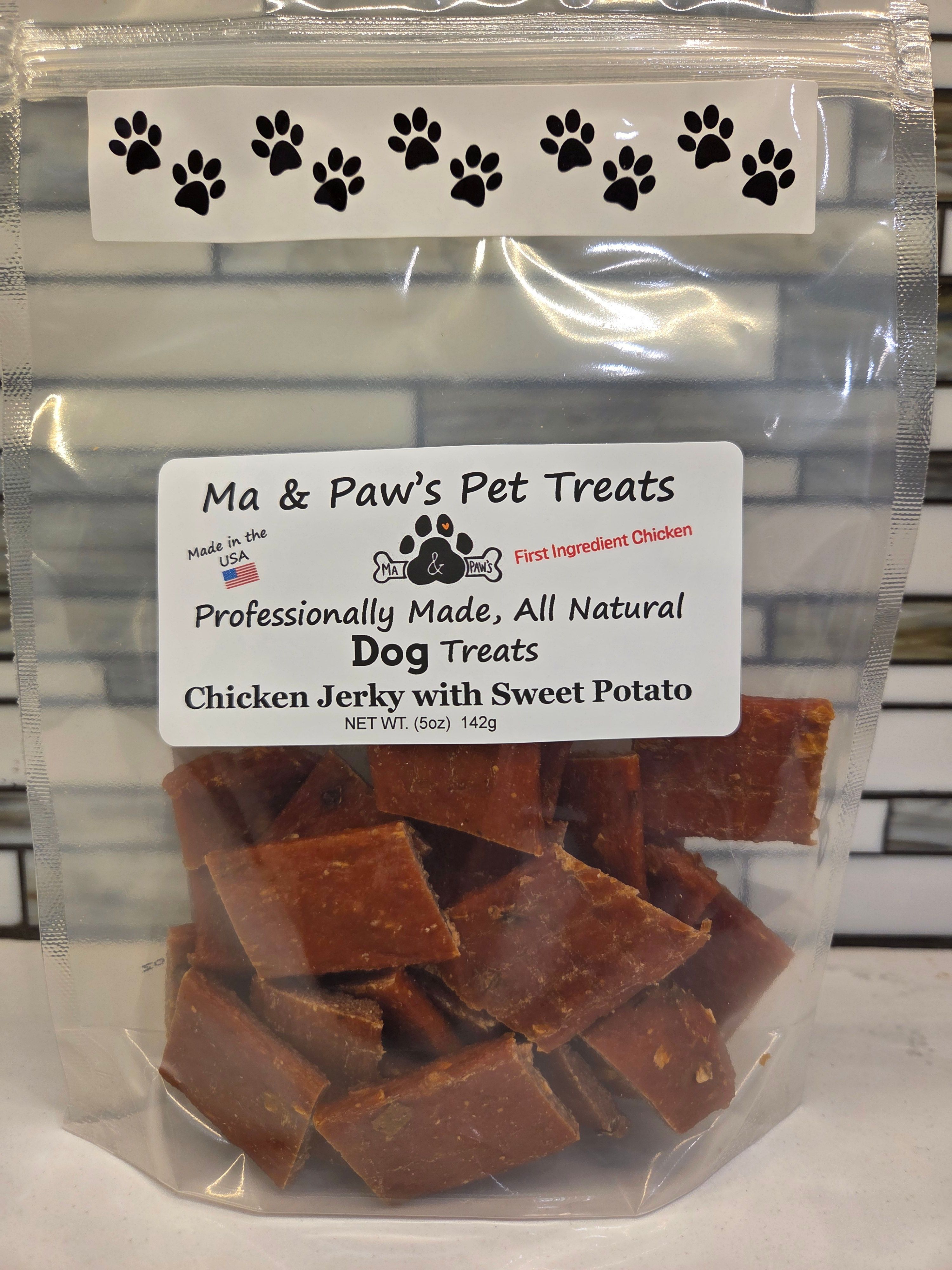 Chicken & Sweet Potato Jerky 5oz bag