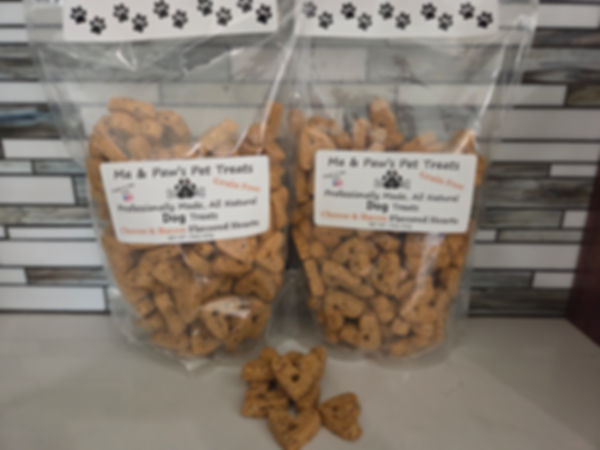 2 bags of-16oz Cheese & Bacon Flavored Hearts