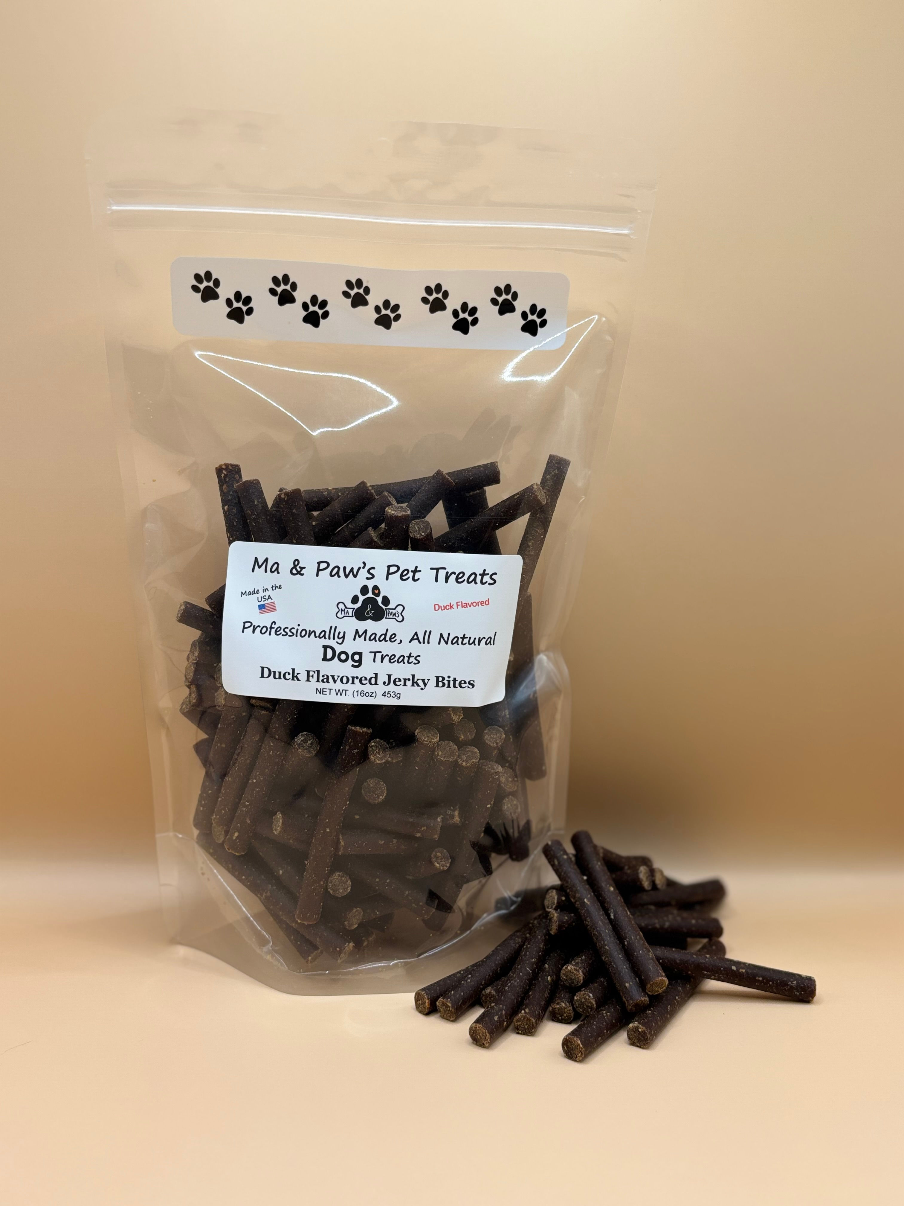 Duck Jerky Bites 16oz bag