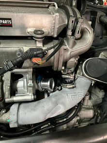 R53 MINI with TPE Precision charge pipe kit installed.