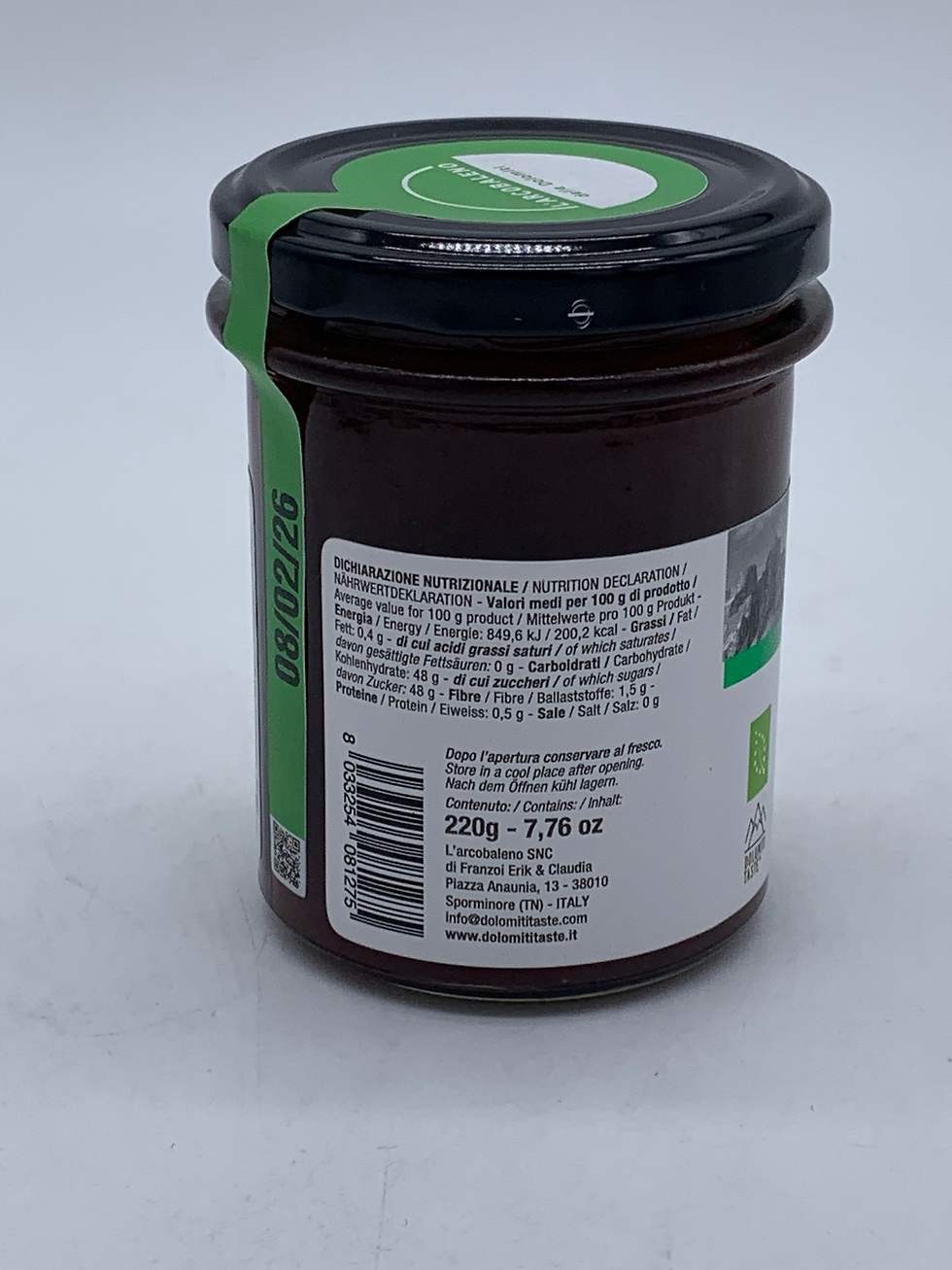 Miniatura: Confettura BIO 220g