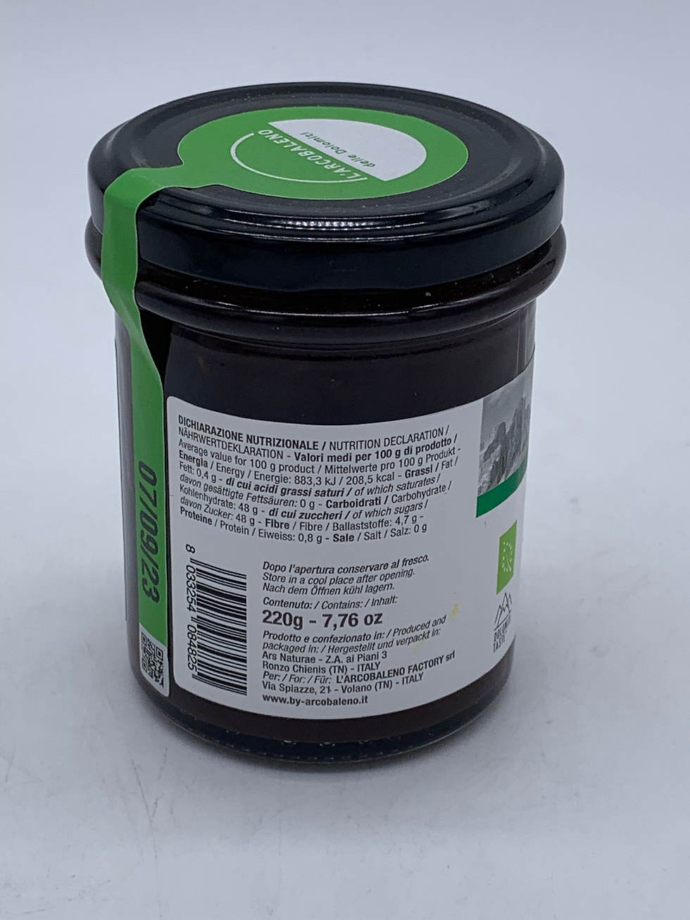 Miniatura: Confettura BIO 220g