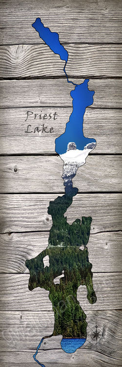 Priest Lake Map-Chimney Rock Dock