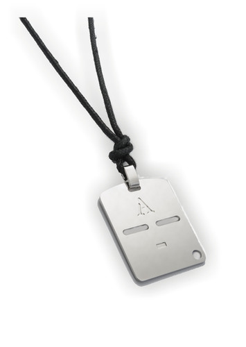 Collana Uomo Con Piastrina Militare A Specchio – Acciaio Inox Rettangolare, Catena A Pallini - Foto 3